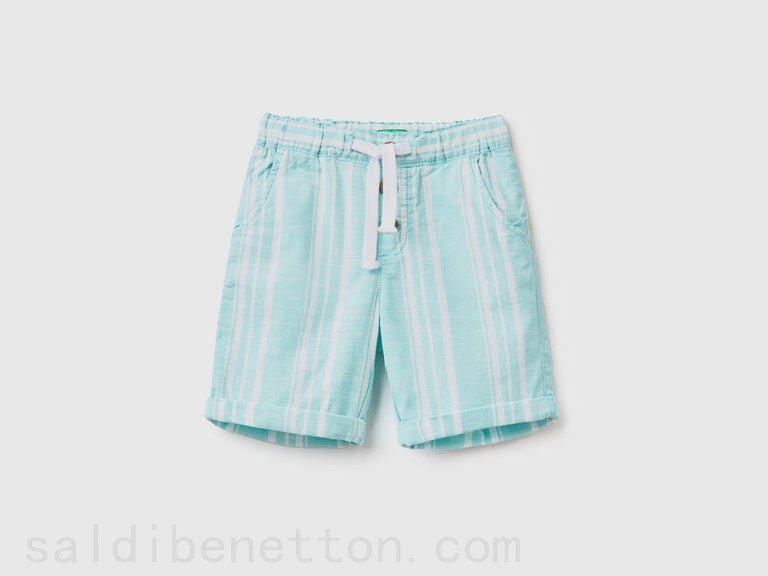 (image for) benettona Pantaloni corti a righe benetton it shop online